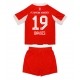 Bayern Munich Alphonso Davies #19 Replike Domaci Dres za djecu 2025-26 Kratak Rukav (+ Kratke hlače)